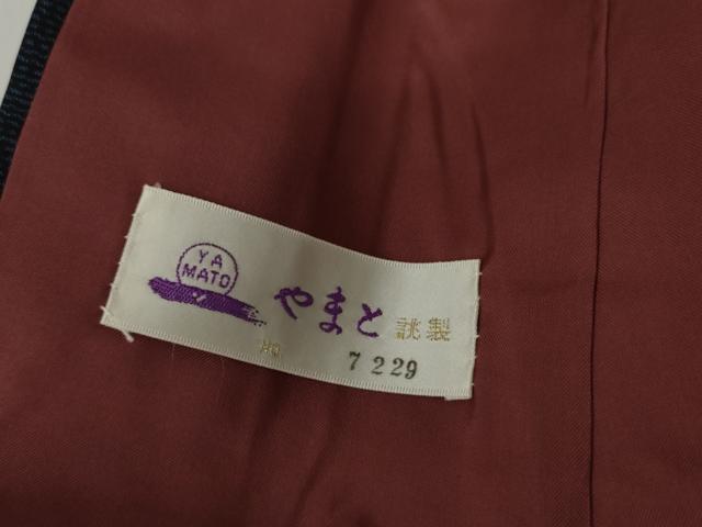 平和屋着物●本場大島紬 枝花文 やまと誂製 正絹 逸品 未使用 AABJ0914cs