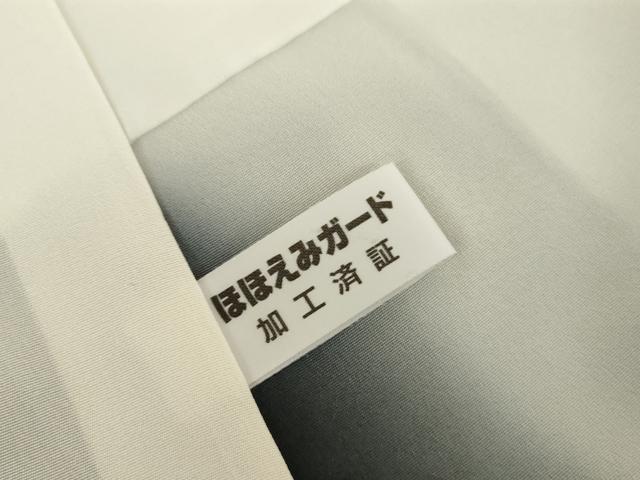 平和屋着物●江戸小紋 吉祥柄 黒地 正絹 逸品 AABJ0920cs