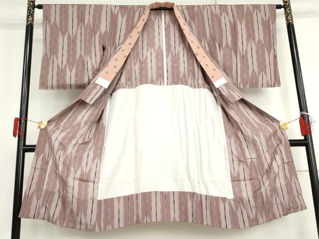 平和屋着物●長襦袢 無双仕立て 矢羽根 鈴乃屋扱い 正絹 逸品 未使用 AABJ0928cs