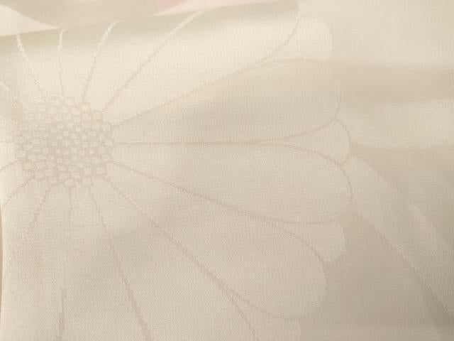 平和屋着物●振袖用長襦袢 無双仕立て 菊唐草地紋 暈し染め 正絹 逸品 AABJ0933cs