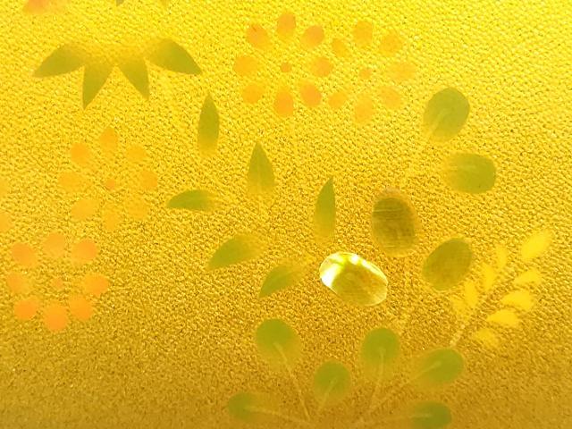 平和屋着物▼和装小物 和装バッグ ハンドバッグ 草花文 螺鈿 逸品 AABJ0967ay
