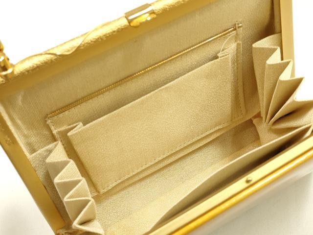 平和屋着物▼和装小物 和装バッグ ハンドバッグ 草花文 螺鈿 逸品 AABJ0967ay