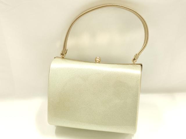 平和屋着物▼和装小物 和装バッグ ハンドバッグ 蔓帯花文 亀甲 金彩 逸品 AABJ0973ay
