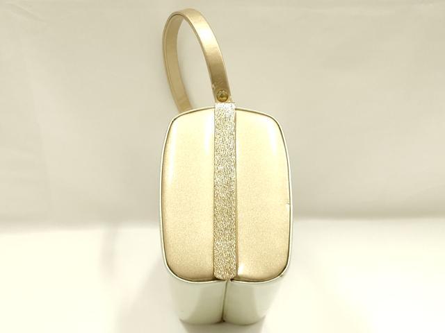 平和屋着物▼和装小物 和装バッグ ハンドバッグ 蔓帯花文 亀甲 金彩 逸品 AABJ0973ay
