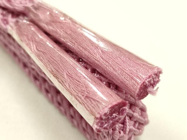 平和屋着物*夏物 和装小物 帯締め・帯揚げセット 平組 レース組 雲取り草花地紋 逸品 未使用 AABJ1012ay