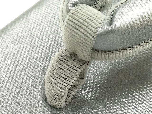 平和屋着物●和装小物 和装草履 礼装用 シルバー 日本製 逸品 未使用 AABJ1023ay