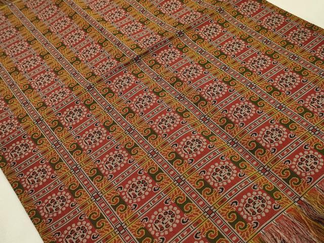 平和屋着物●極上 龍村美術織物 和装小物 卓布 法隆寺蜀紅錦 逸品 AABJ1104ay