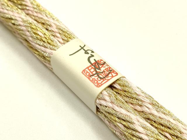 平和屋本店●和装小物 帯締め・帯揚げセット 伊賀組紐 井上工房 中国三大刺繍 汕頭刺繍 スワトウ刺繍 逸品 未使用 AABJ1126ay