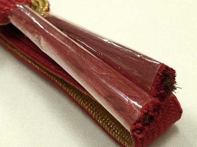 平和屋本店●和装小物 帯締め・帯揚げセット 高麗組 綾出し 霞花文 金糸 金彩 暈し染め 逸品 未使用 AABJ1129ay