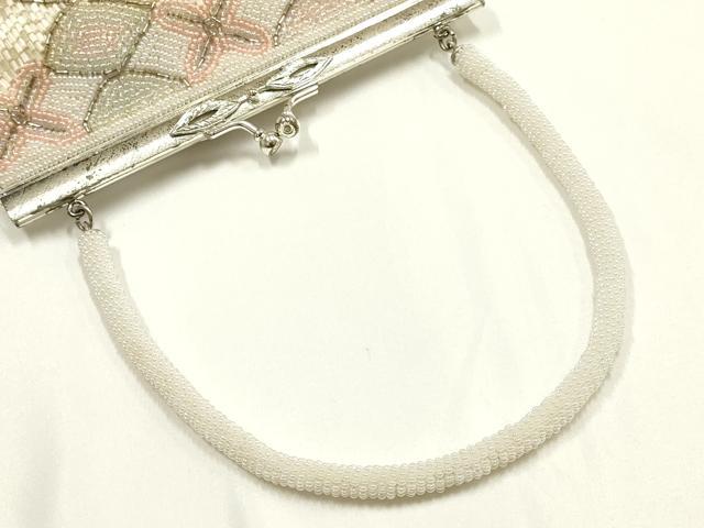 平和屋着物▼和装小物 和装バッグ ハンドバッグ ビーズバッグ がま口 逸品 AABJ1156ay