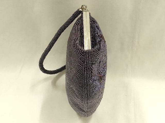 平和屋着物▼和装小物 和装バッグ ハンドバッグ 花柄 がま口 逸品 AABJ1160ay