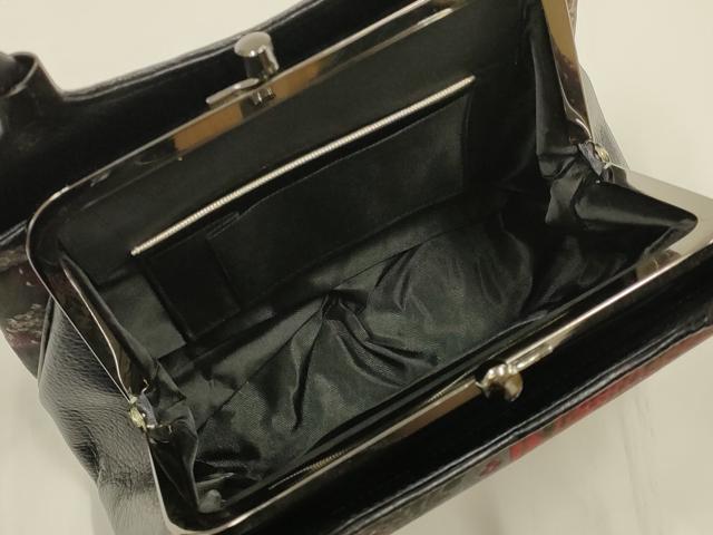 平和屋着物▼和装小物 和装バッグ ハンドバッグ 花間道 皮革製品 逸品 AABJ1181ay