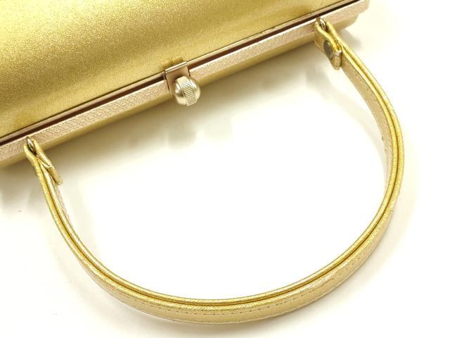 平和屋着物▼和装小物 和装バッグ 金鷲本舗 東京謹製 キンワシ印 ハンドバッグ 螺鈿 亀甲 金彩 逸品 AABJ1195ay