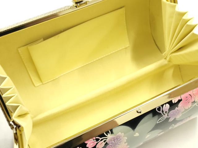平和屋着物▼和装小物 和装バッグ ハンドバッグ 振袖用 花丸文 桜 逸品 AABJ1196ay