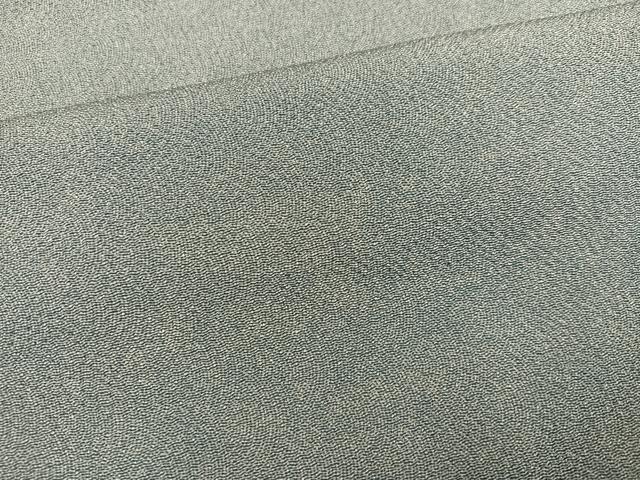 平和屋着物●江戸小紋 作家物 清水峯州 極鮫 浜ちりめん 反端付き 正絹 逸品 未使用 AABJ1253ph