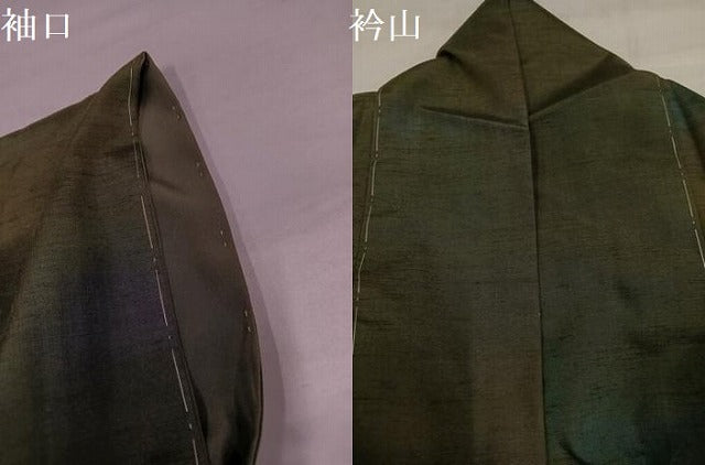 平和屋着物●絲藝苑 上島洋山 紬 霞文 正絹 逸品 AABJ1259ph
