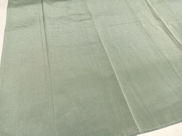 平和屋着物●上質な色無地 岩井茶色 鬼しぼ縮緬 浜ちりめん 反端付き 正絹 逸品 AABJ1286ph