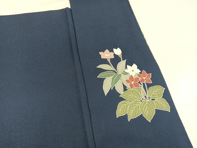 平和屋着物●訪問着 駒刺繍 草花文 暈し染め 金彩 正絹 逸品 AABJ1312ph