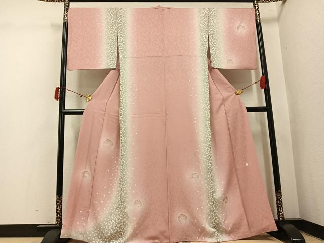 平和屋着物●訪問着 作家物 辻野弘康 桜間道 暈し染め 金銀彩 正絹 逸品 AABJ1327ph