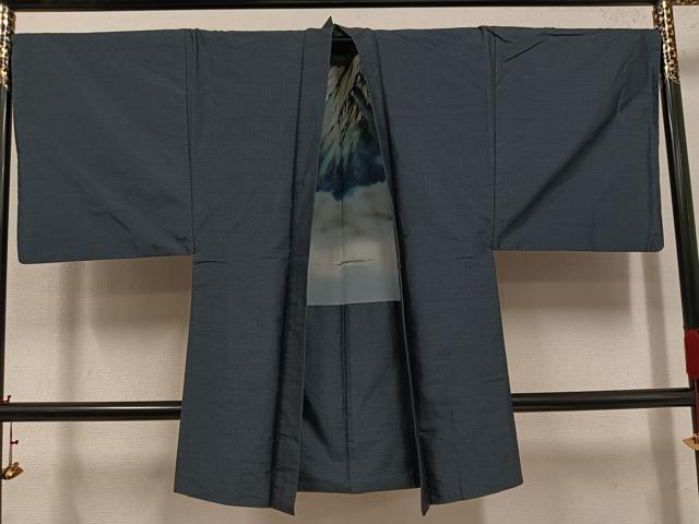 平和屋着物●男性 本場大島紬 アンサンブル 亀甲絣 正絹 逸品 AABJ1347ph