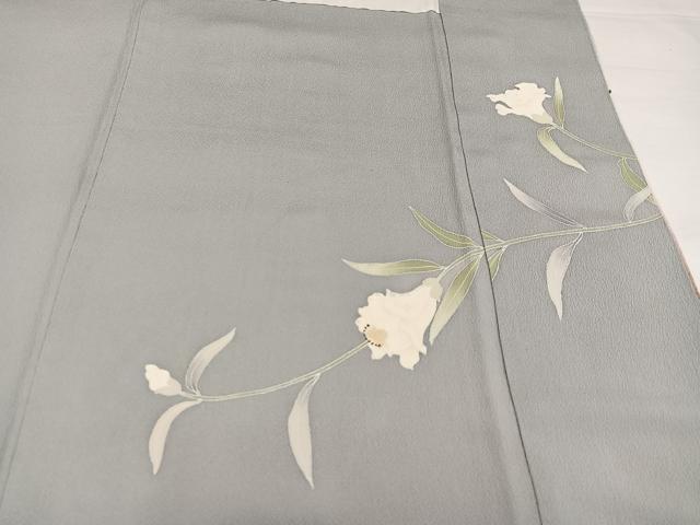 平和屋着物●京友禅作家 山科春宣 訪問着 枝花文 正絹 逸品 AABJ1349ph
