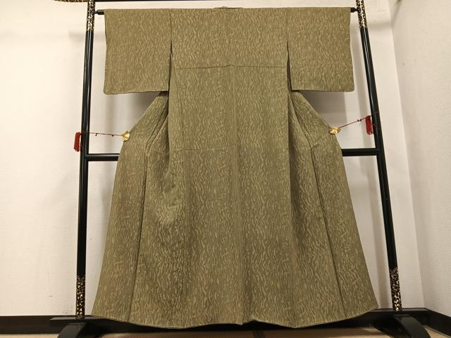 平和屋着物●上質な小紋 幾何学文様 正絹 逸品 AABJ1358ph