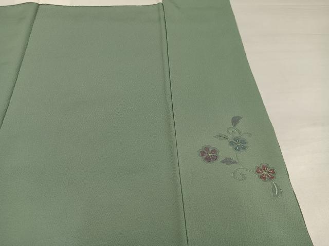 平和屋着物●訪問着 翠山刺繍 暈し染め 正絹 逸品 AABJ1360ph