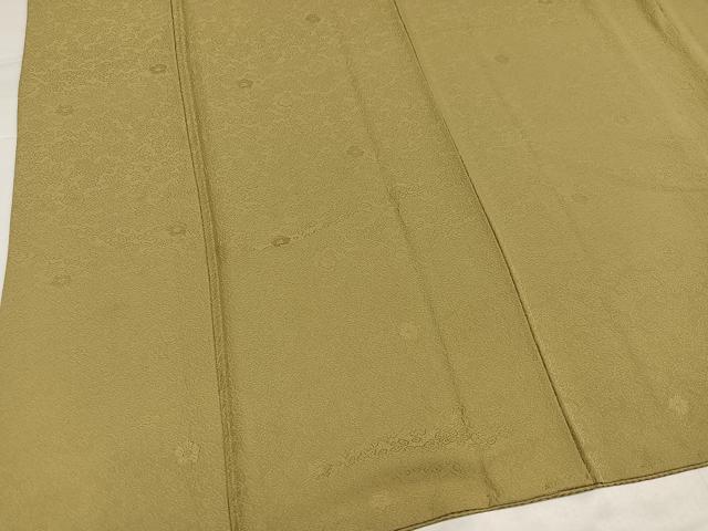 平和屋着物●上質な色無地 辻が花地紋 桑染色 正絹 逸品 AABJ1364ph