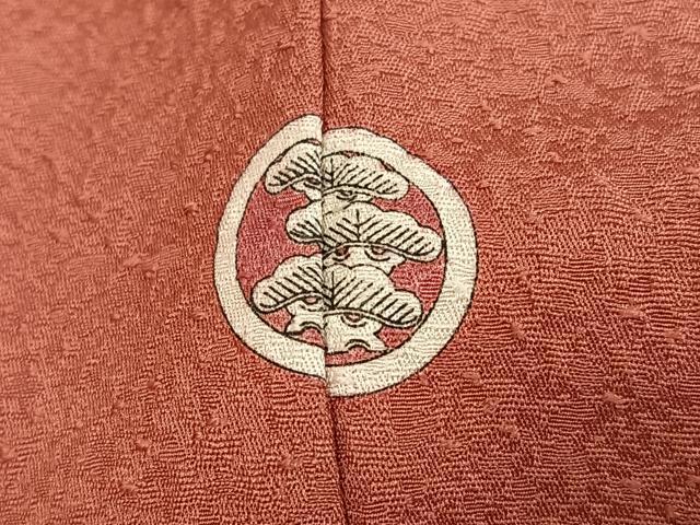 平和屋着物●上質な色無地 紋意匠 東雲色 正絹 逸品 未使用 AABJ1368ph