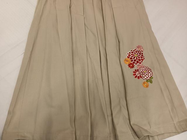 平和屋着物●女性 行灯袴 総刺繍 舞花文 洗える着物 AABJ1373ph