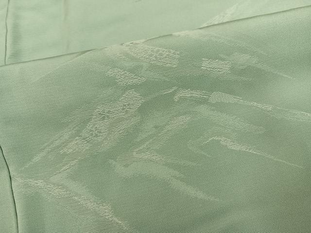 平和屋着物●上質な色無地 霞花地紋 薄青色 正絹 逸品 AABJ1380ph