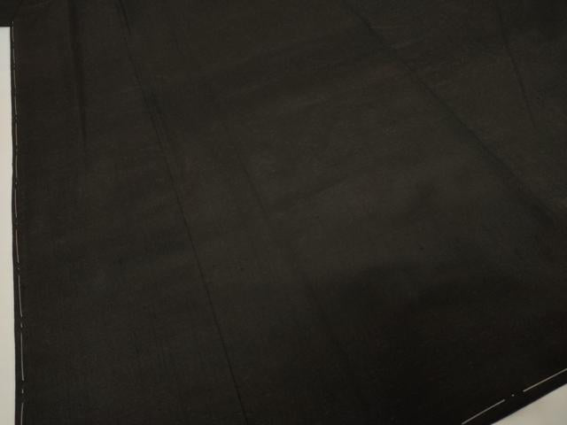 平和屋着物●男性 紬 アンサンブル 赤墨色 正絹 逸品 未使用 AABJ1403ck