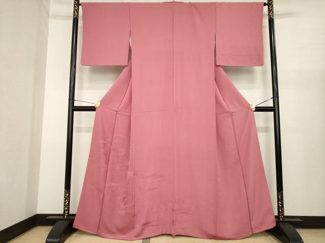 平和屋着物●色留訪問着 霞吉祥花文 桃色 正絹 逸品 AABJ1427ck