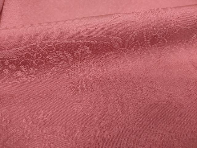 平和屋着物●色留訪問着 霞吉祥花文 桃色 正絹 逸品 AABJ1427ck