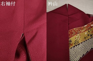 平和屋着物●豪華振袖 蔓帯花文 金彩 三越扱い 正絹 逸品 AABJ1452ck