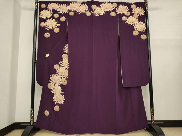平和屋着物●こむさでもーど・COMME CA DU MODE 振袖 乱菊 正絹 逸品 AABJ1453ck