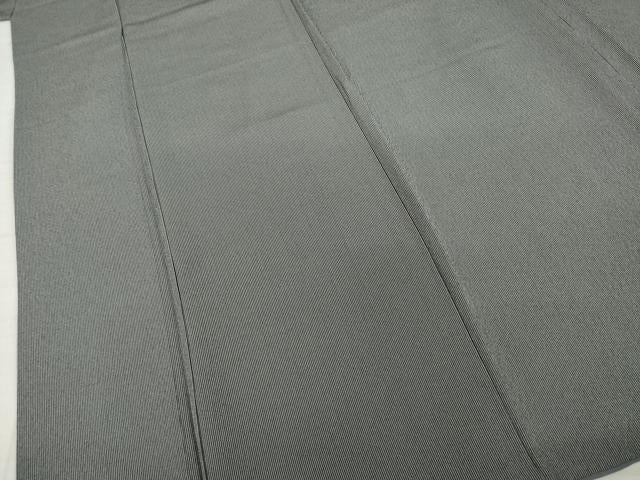 平和屋着物●江戸小紋 万筋 黒×白 正絹 逸品 AABJ1459ck