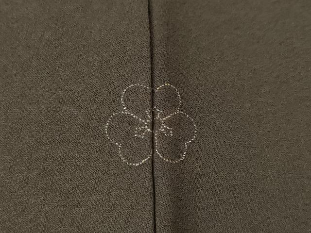 平和屋着物●訪問着 刺繍 正倉院花文 金銀彩 正絹 逸品 AABJ1480ck