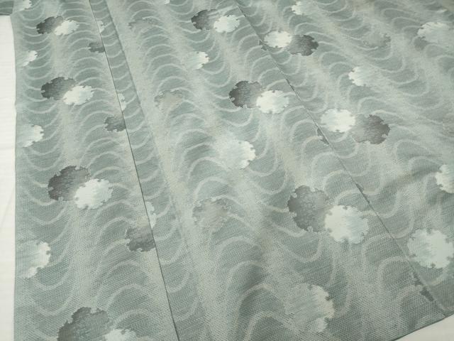 平和屋着物●本場大島紬 総絣 流水雪輪重ね文 正絹 逸品 AABJ1489ck