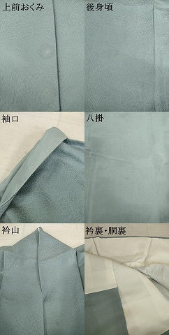 平和屋着物●上質な色無地 豆がら茶色 正絹 逸品 AABJ1506ck
