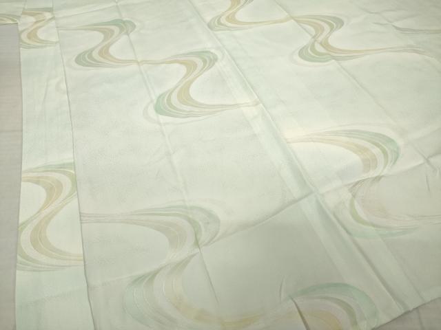 平和屋着物●長襦袢 無双仕立て 流水地紋 正絹 逸品 AABJ1513ck