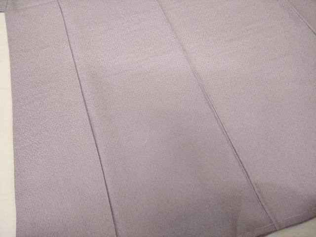 平和屋着物●上質な色無地 鳩羽鼠色 正絹 逸品 未使用 AABJ1517ck