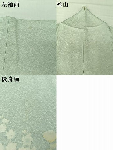 平和屋着物▽訪問着 単衣 花籬文 正絹 逸品 AABJ1525jh