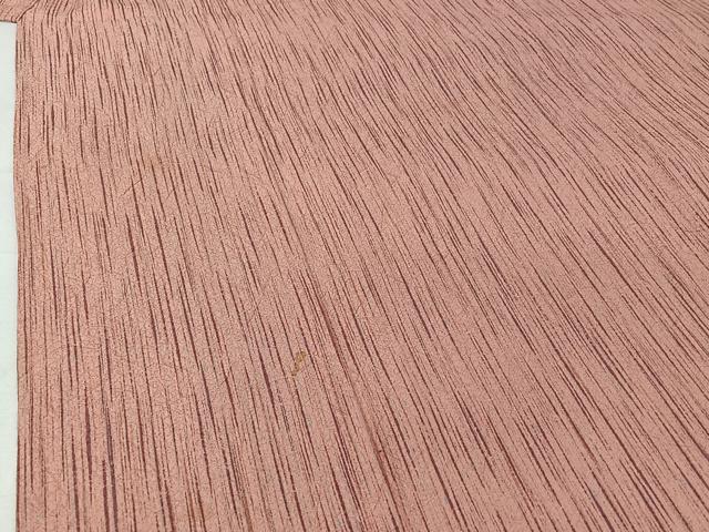 平和屋着物▽上質な小紋 単衣 縞 正絹 逸品 AABJ1578jh