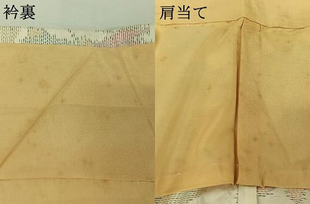 平和屋着物▽本場大島紬 白大島 単衣 草花文 正絹 逸品 AABJ1581jh
