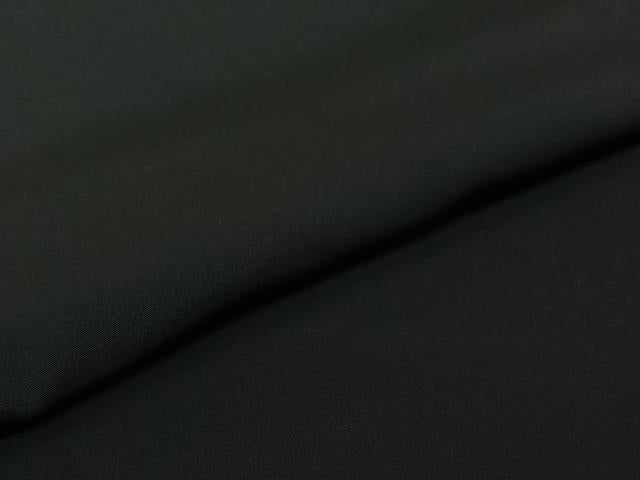 平和屋着物▽男性 黒紋付 単衣 暗黒色 正絹 逸品 AABJ1587jh