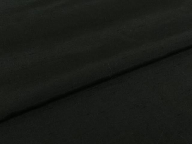 平和屋着物●男性 黒紋付 単衣 暗黒色 洗える着物 AABJ1589jh