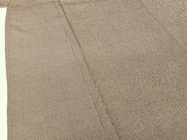 平和屋着物▽小紋 単衣 格子 AABJ1590jh