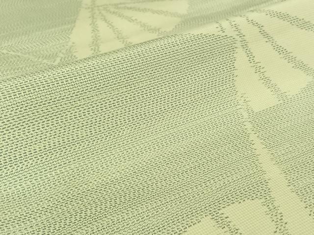 平和屋着物▽本場大島紬 単衣 舞扇文 正絹 逸品 AABJ1609jh