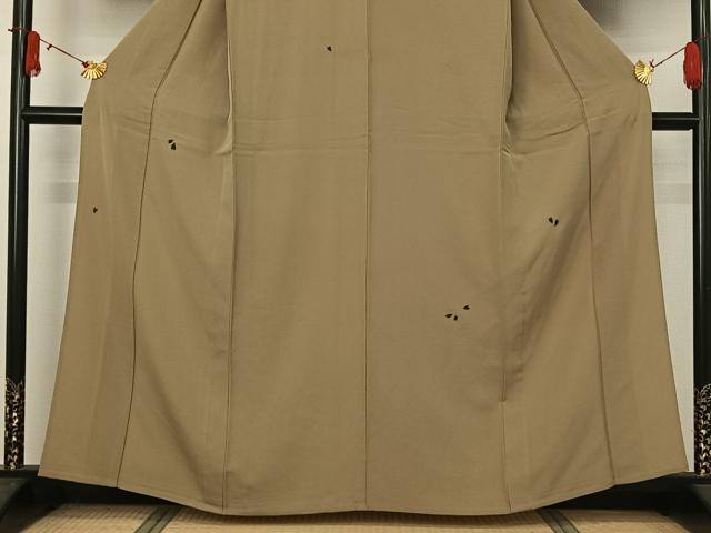 平和屋着物▽訪問着 単衣 舞桜文 金彩 正絹 逸品 AABJ1642jh